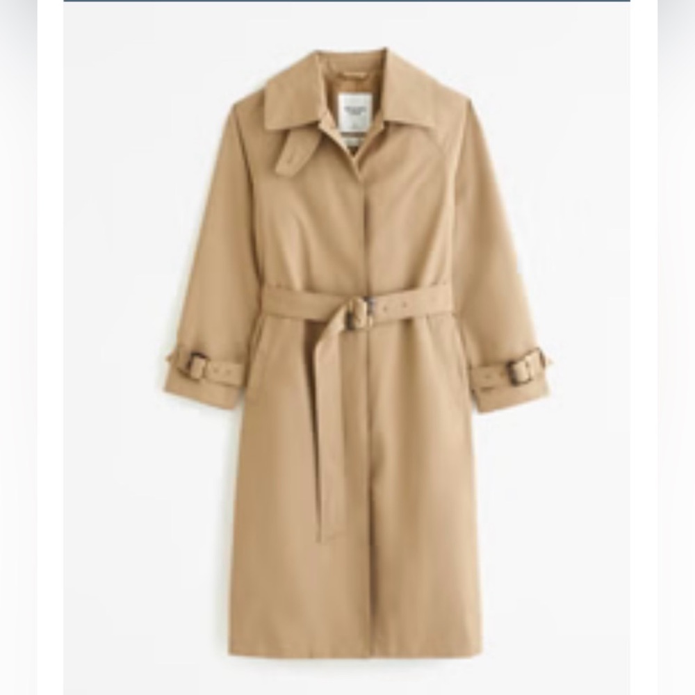 Abercrombie & Fitch Mac Coat brown trench coat